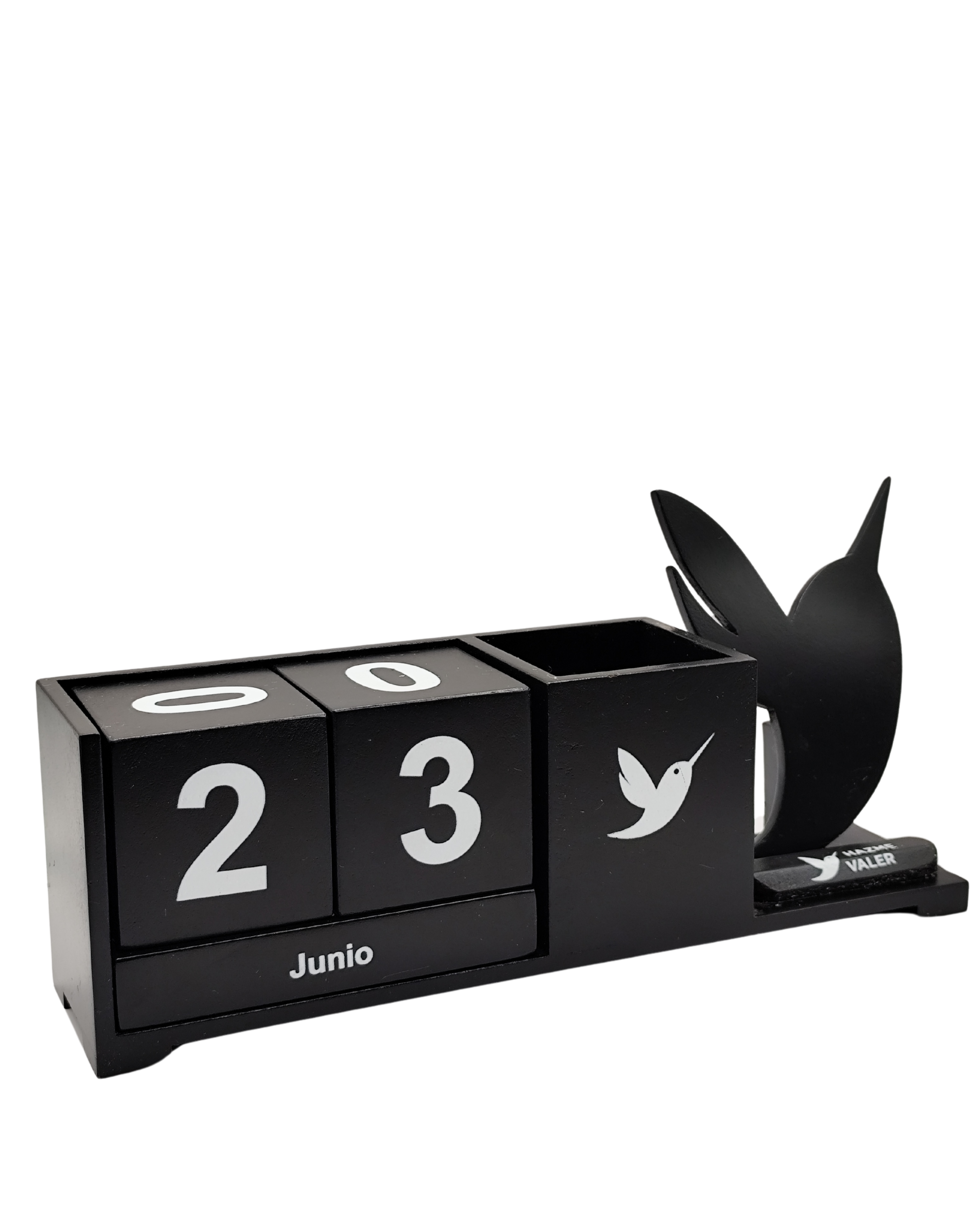 Calendario de cubos con porta celular