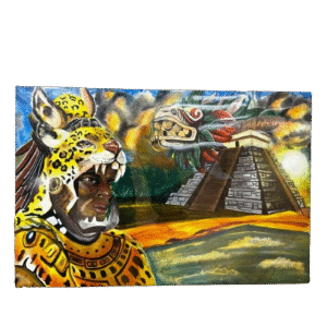 Cuadro guerrero jaguar