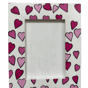 Porta retrato "Corazones"
