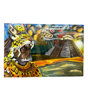 Cuadro guerrero jaguar