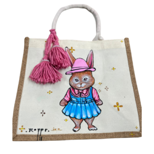 Bolso de mano "Conejito Feliz"