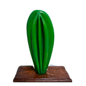 Cactus de madera para escritorio