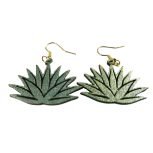 Aretes en forma de maguey