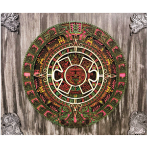 Cuadro "Calendario azteca (gris)"