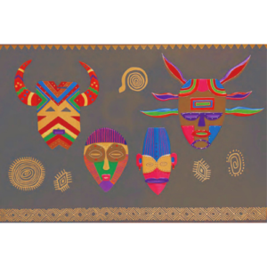 Cuadro "Máscaras"