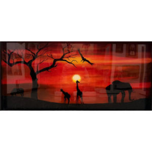Cuadro "Sombras de la sabana"