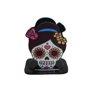 Servilletero de catrina con flor